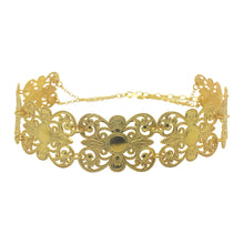 Load image into Gallery viewer, Wide Filigree Choker Necklace - Lucy Ashton Jewellery
