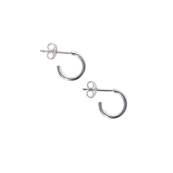 Small Huggie Hoop Earrings Sterling Silver - Lucy Ashton Jewellery