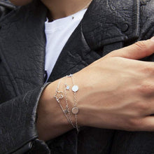 Load image into Gallery viewer, Open Star Adjustable Bracelet Sterling Silver - Lucy Ashton Jewellery
