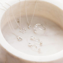 Load image into Gallery viewer, Tiny Moon Necklace Sterling Silver - Lucy Ashton Jewellery
