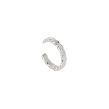 Load image into Gallery viewer, flat rope ear cuff sterling silver-lucy ashton jewellery
