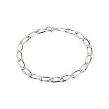 Load image into Gallery viewer, flat curb chain bracelet sterling silver-lucy ashton jewellery
