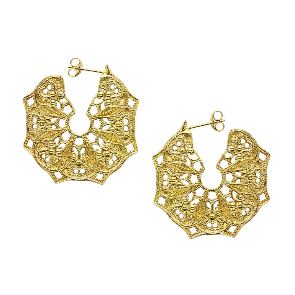 Mandala Hoop Earrings – Lucy Ashton Jewellery US