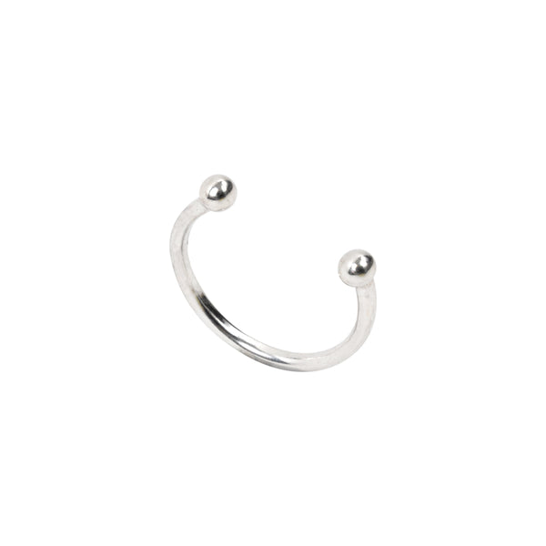Crescent Ring Sterling Silver - Lucy Ashton Jewellery