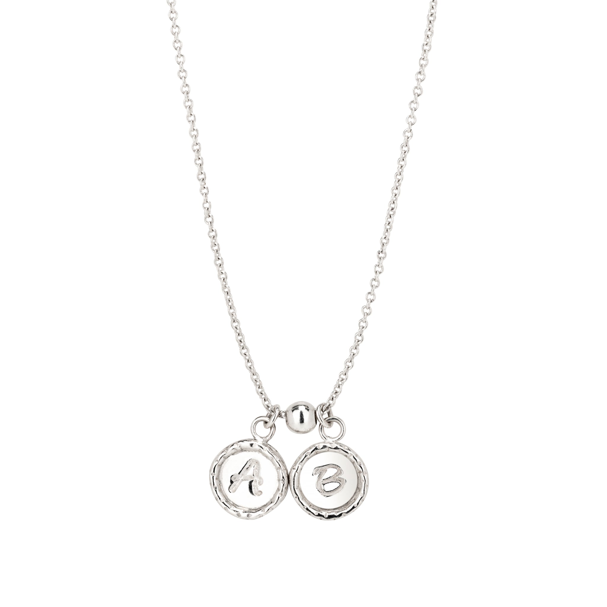 Personalised Double Initials Necklace – Lucy Ashton Jewellery