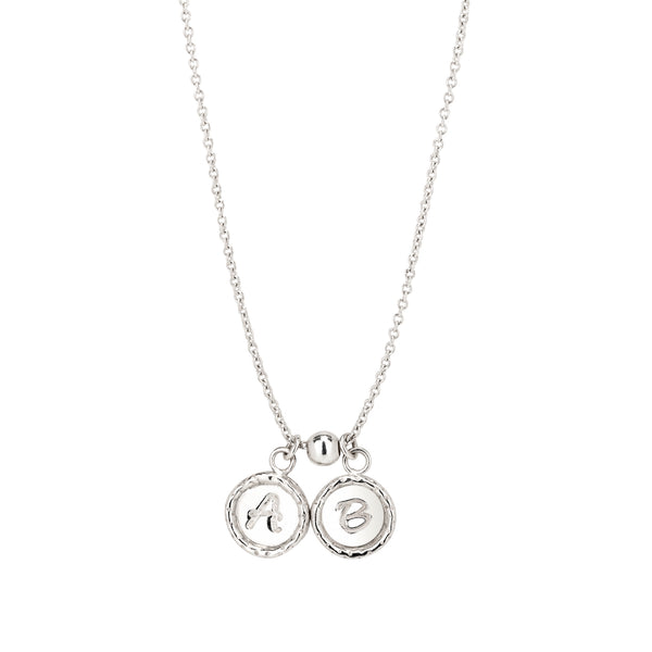 personalised initials necklace sterling silver-lucy ashton jewellery