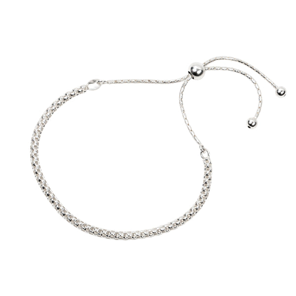 Braided Rope Bracelet Sterling Silver - Lucy Ashton Jewellery