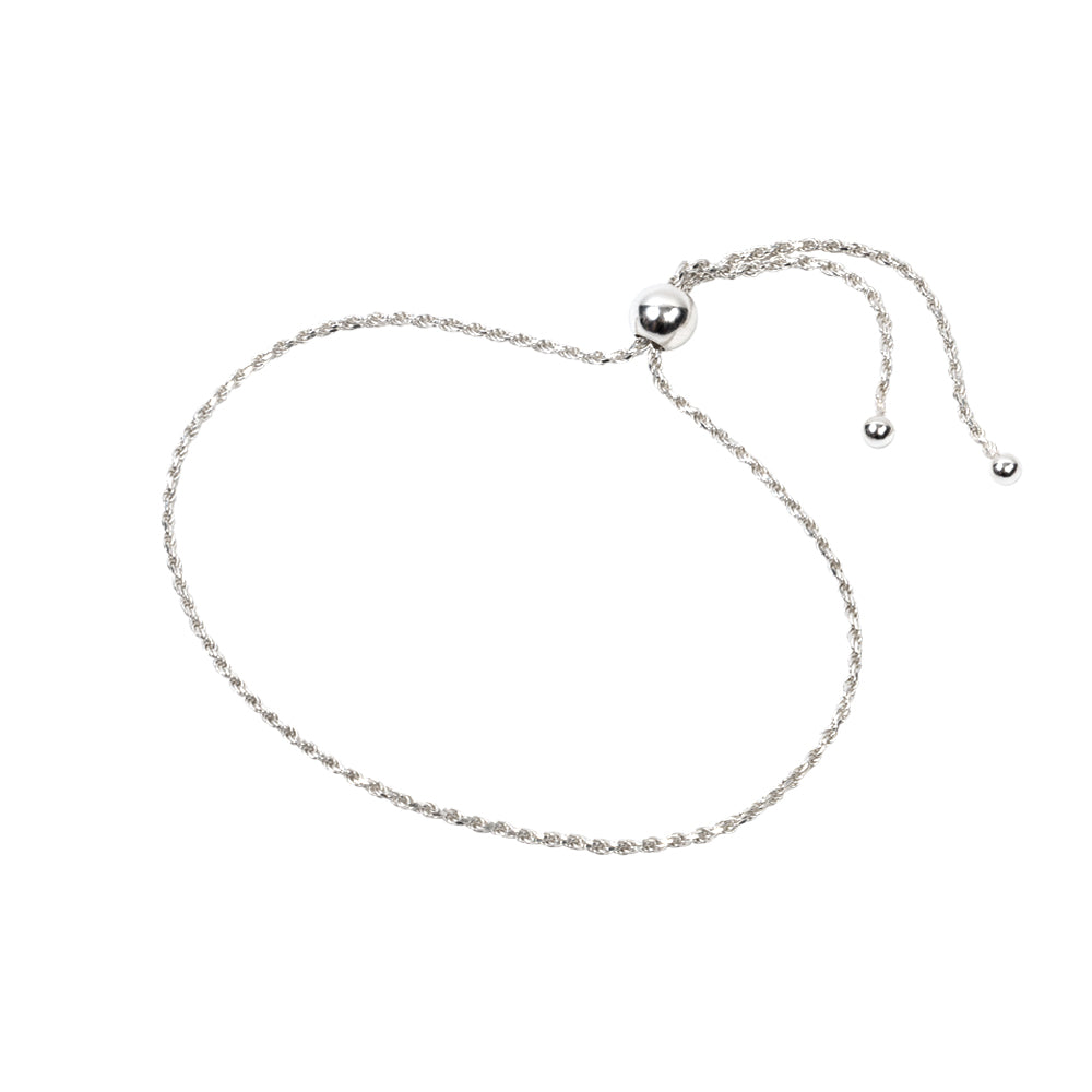 Rope Chain Bracelet Sterling Silver - Lucy Ashton Jewellery