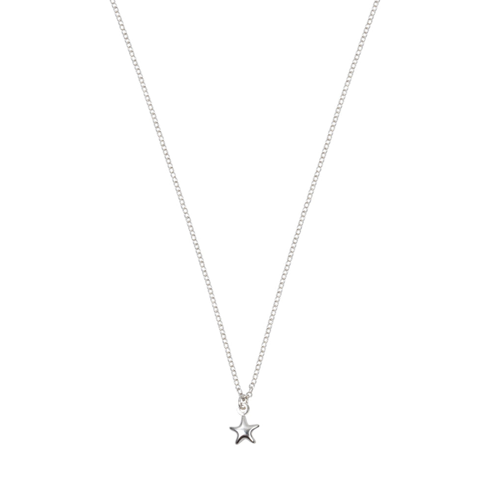 Tiny Star Necklace Sterling Silver - Lucy Ashton Jewellery