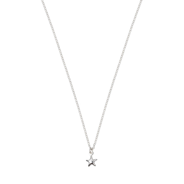 Tiny Star Necklace Sterling Silver - Lucy Ashton Jewellery