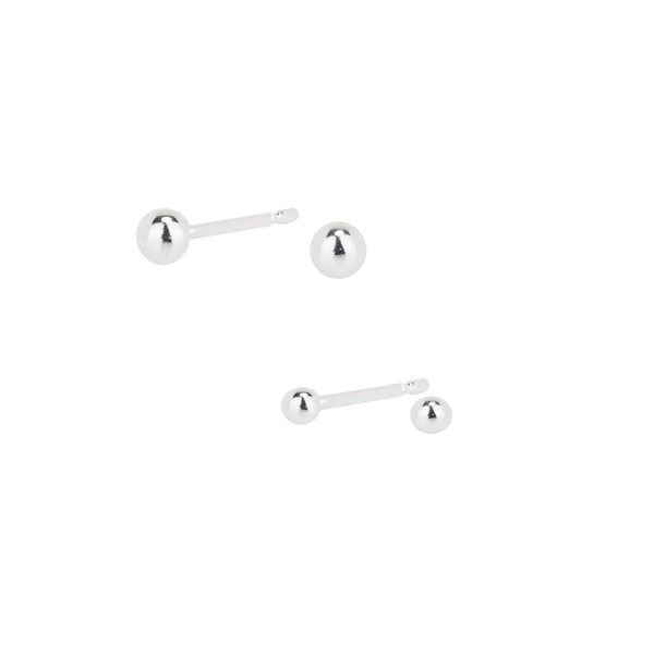 tiny dot stud earrings sterling silver-Lucy Ashton Jewellery