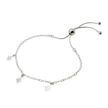 Load image into Gallery viewer, Fallen Stars Adjustable Bracelet Sterling Silver - Lucy Ashton Jewellery
